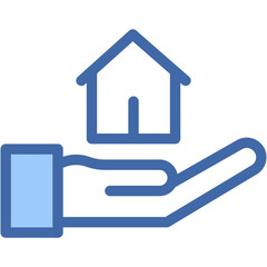 Vector Icon Buy Home, Ownership, Lease, Real Estate, Home, Save