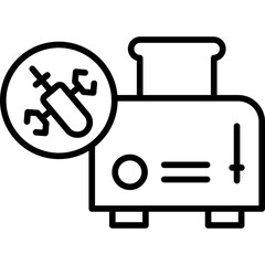 Toaster Repair Icon