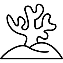 Obraz premium Coral Icon