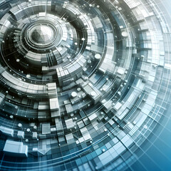 Futuristic Geometric Background for Your Presentation, Textured Intricate 3D Wall