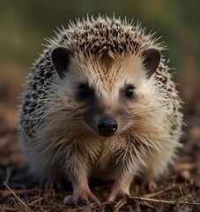 Fototapeta premium Hedgehog (Scientific name: Erinaceus Europaeus)