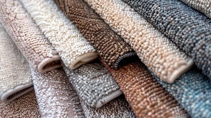 Collection of seamless carpet in a box