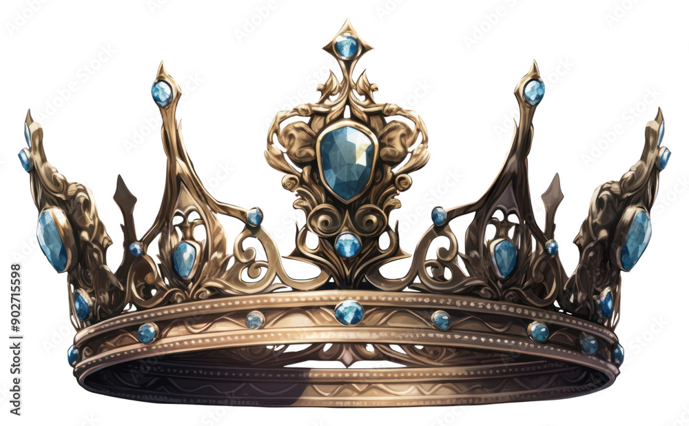 Sticker PNG Crown jewelry white background accessories.