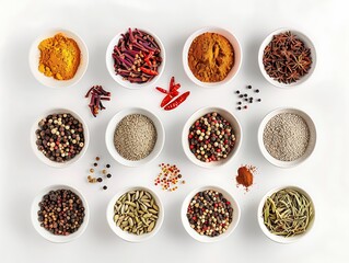 Spices and herbs isolated