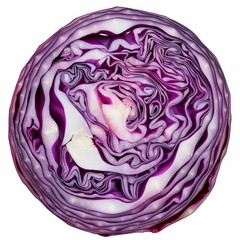 Fototapeta premium Cross-Section of a Red Cabbage