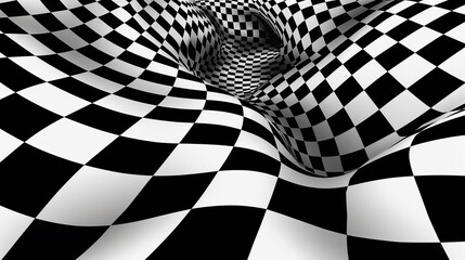 fraser-Wilcox illusion, where black and white patterns seem to create motion