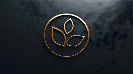 A sleek business logo featuring a unique abstract mark with sharp geometric shapes, captured in high-definition. 
