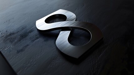 A sleek business logo featuring a unique abstract mark with sharp geometric shapes, captured in high-definition. 
