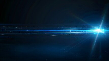 blue light on dark background