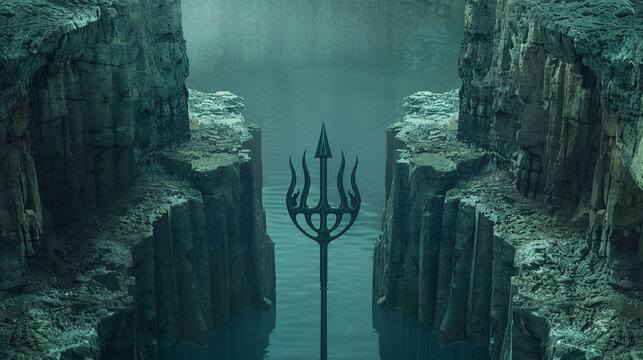 the Blivet or Devils Fork illusion with an impossible trident
