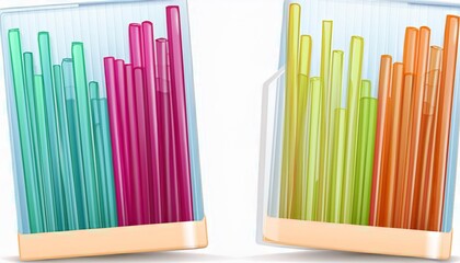 Obraz premium Lampwork Glass sticks rods 