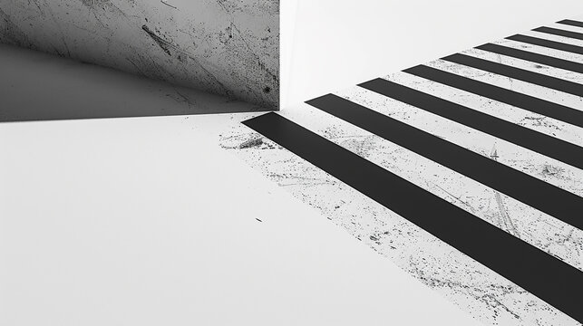 the Poggendorff Illusion where the continuation of a diagonal line across a gap seems misaligned