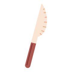 Knife flat illustration