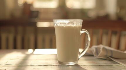 Breakfast drink of milk