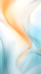 Fototapeta premium Digital smoky flowing blue and gold curve abstract graphic poster background