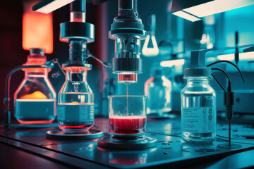 Sophisticated Laboratory with High-Tech Instruments