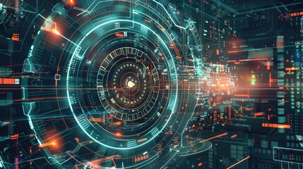 digital technology background