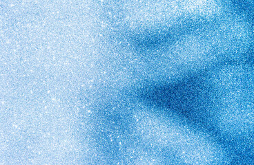 Abstract blurred blue glitter texture background, shiny blue glitter background copy