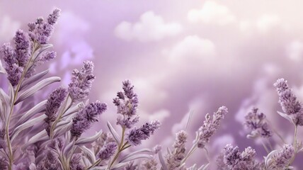Fototapeta premium lavender flowers in the garden