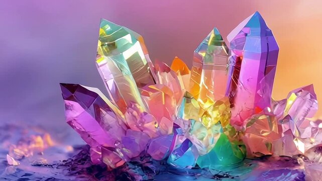 colorful crystals