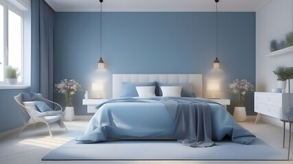 modern bedroom interior