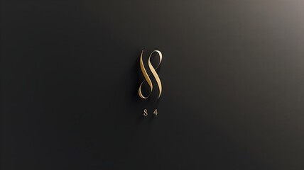 A sleek business logo featuring a unique abstract mark with sharp geometric shapes, captured in high-definition. 
