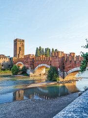 Ponte Pietra in Verona Italy