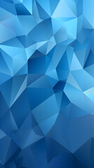 Obraz premium Digital blue modern 3d geometry abstract graphic poster background