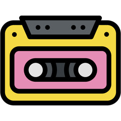 Cassette, Tape, Tape Recorder, Radio Tape, Radio Cassette, Vintage Icon