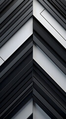 Obraz premium Digital black and white diagonal geometric abstract graphics poster background