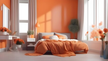 modern bedroom interior
