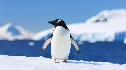 Obraz premium Penguin in Antarctica