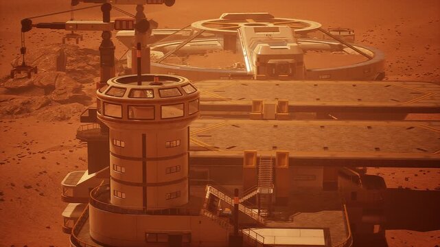 ultimate destination for human exploration, a base on Mars that represents the pinnacle of human achievement