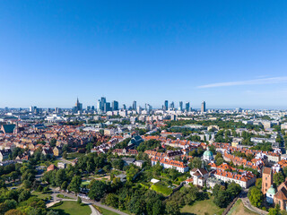 Warszawa, Stare Miasto, panorama miasta  © hunter76