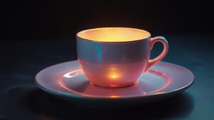 Fototapeta premium cup of hot coffee