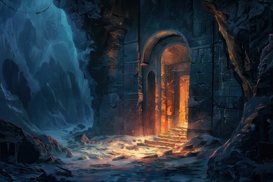 Ancient Dwarven Gateway to the Lost City of Dwarvenholm