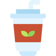 Vector Icon Soda, Drink, Soft Drink, Plastic Cup, Straw, Food And Restaurant