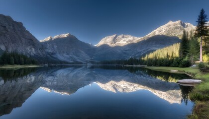 Mirror Lake: A pristine, perfectly still lake that reflects not only the sky above but also alternate realities and hidden realms within its surface.

