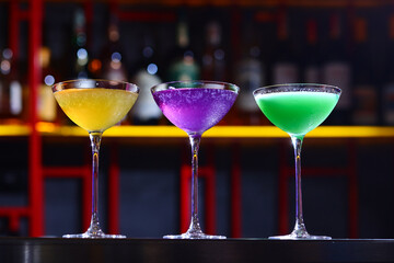 cocktail in the bar
