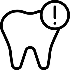 Vector Icon Dental Caries, Teeth, Dentist, Dental Care, Dentist