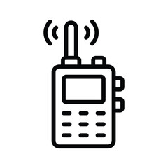 Connect with your friends with this vector icon of walkie talkie