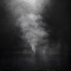 mist black background