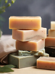 Artisan crafted natural soap bars	