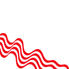 Abstract Wavy Corner