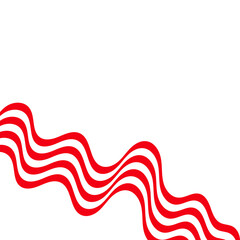 Abstract Wavy Corner