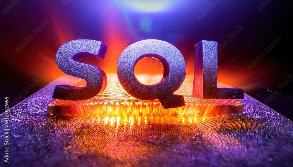 Poster sql database management systems visuals