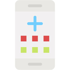 Fototapeta premium Emergency Call, Doctor, Call, Hospital Phone, Telephone Icon