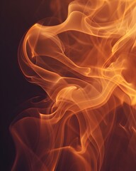 Fototapeta premium orange smoke background