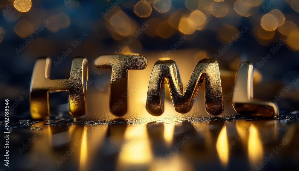 Poster HTML Coding Concepts for Modern Web Development