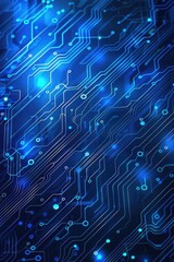 A detailed view of electronic components and wires on a computer circuit board